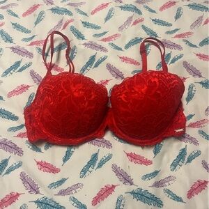 🌻PINK VS Red Lace Bra
